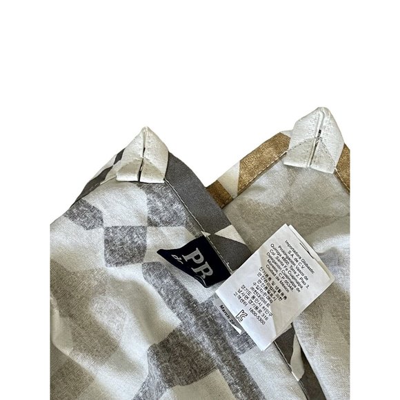 POTTERY BARN  Teen Mandala Geometric Wall Tapestry Gray with Gold Foil 53"x75"in - Picture 3 of 4